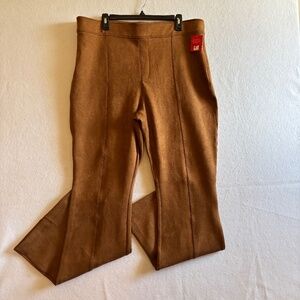 Spanx Faux Suede Pull On Flare Leg Shape Pants Size 3X/3T